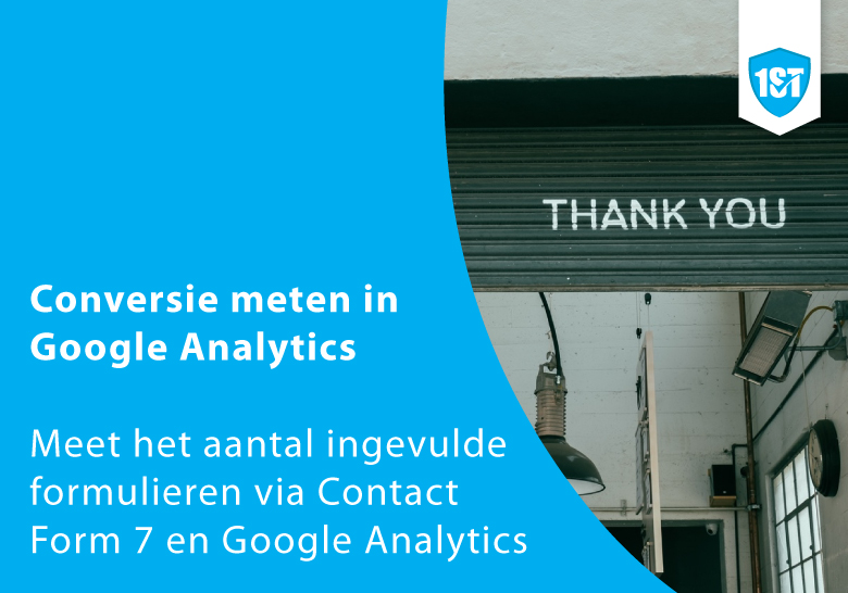 Ingevulde formulieren meten via Google Analytics